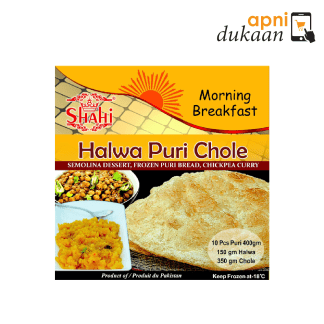 Shahi Halwa Puri Chole Combo