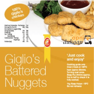 Giglios Chicken Battered Nuggets 1kg