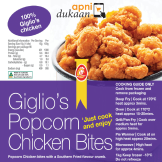 Giglios Popcorn Chicken 1kg