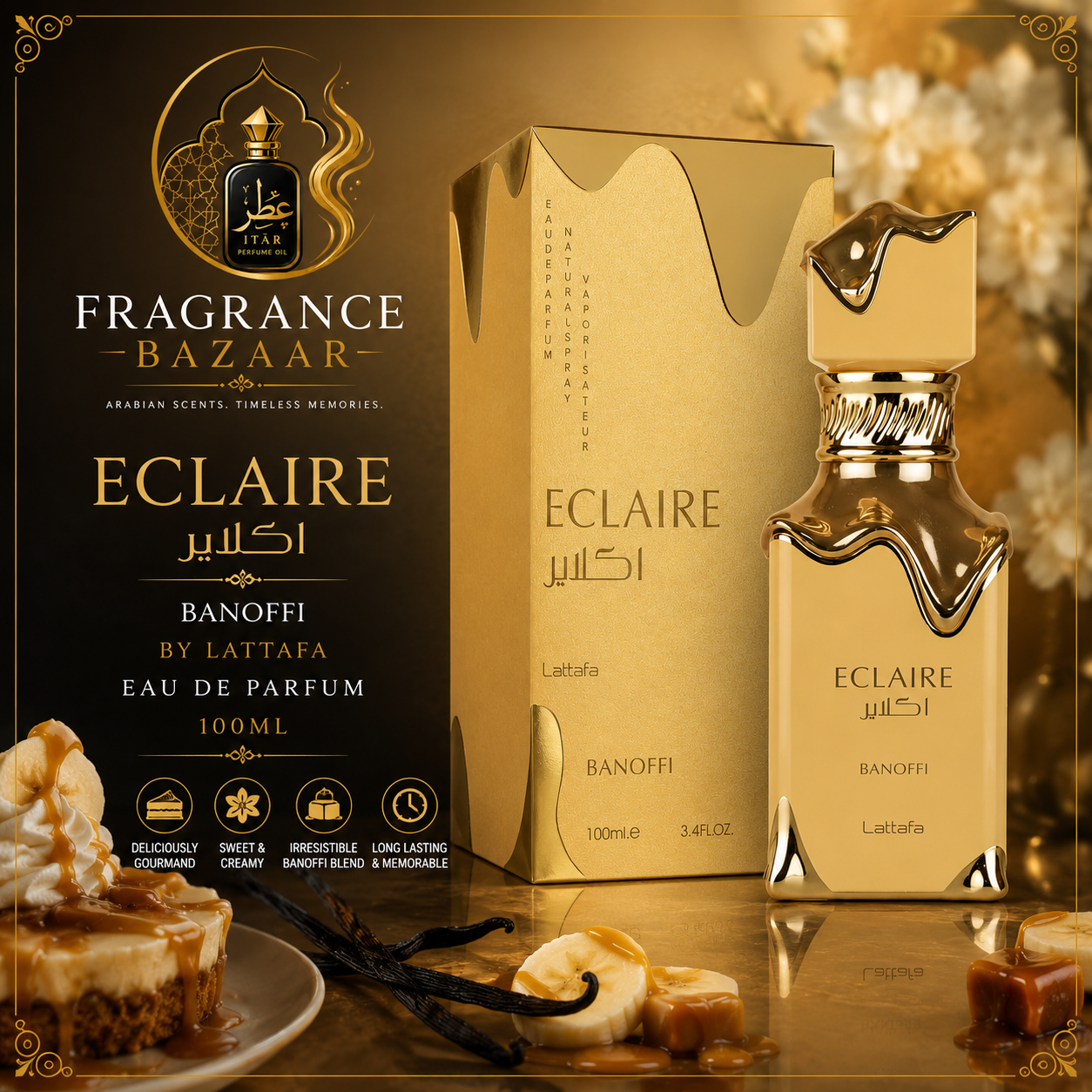 Eclaire Banoffi by Lattafa EDP Spray 100ml