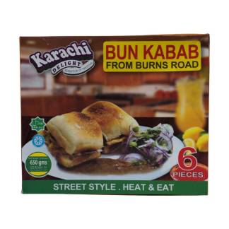 Karachi Delight Bun Kabab from Burns Road 6 pieces