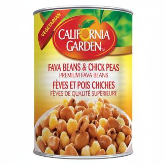 California Garden Fava Beans with Chickpeas
